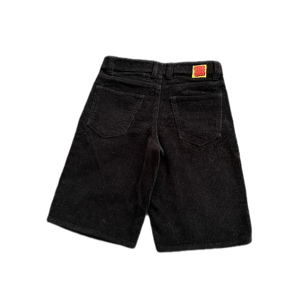 Empyre black corduroy skate shorts, size 25